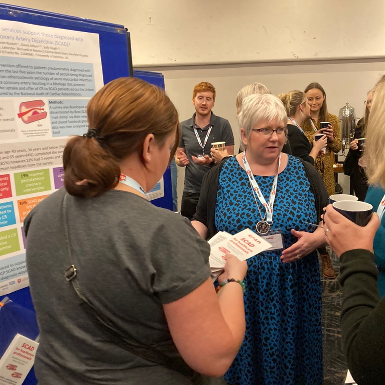 Best poster award at cardiac rehab conference for SCAD poster