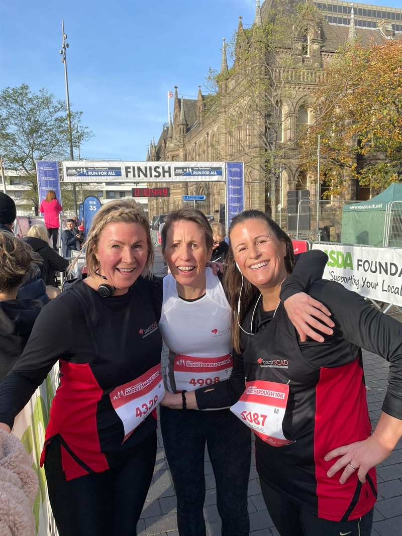 SCAD patient runs first 10K to raise money for Beat SCAD