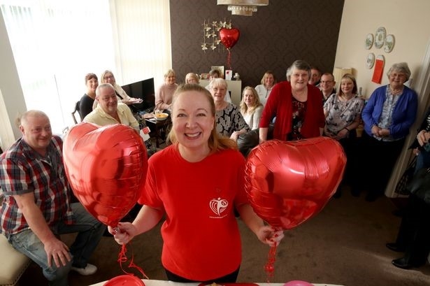 Paula raises £500 at Scones for SCAD event