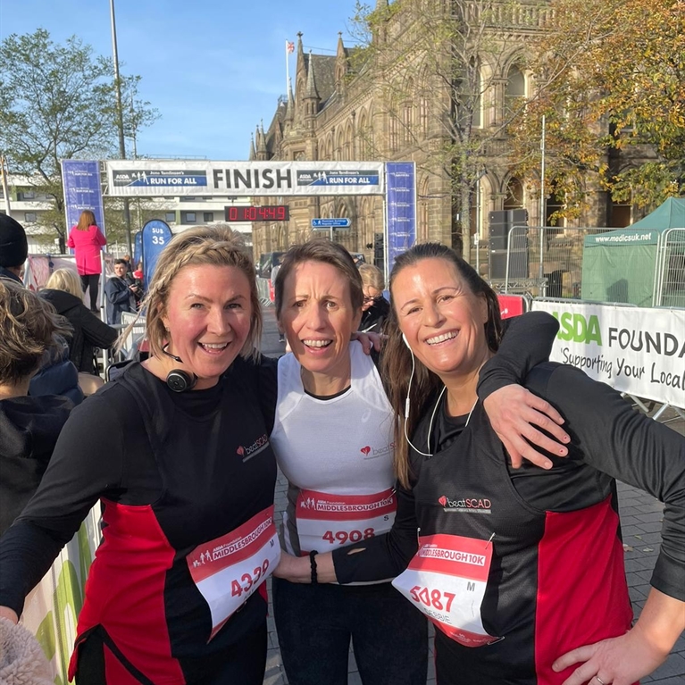 SCAD patient runs first 10K to raise money for Beat SCAD