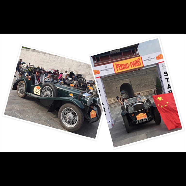 Paul Rivlin drives from Peking to Paris to fundraise for SCAD research project