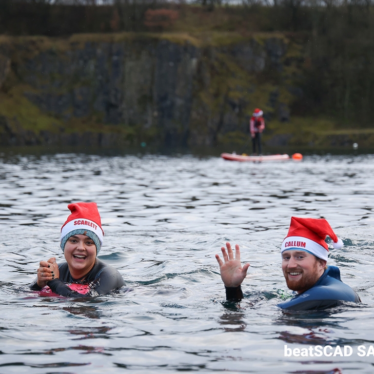 Santa swim Photos copyright James Kirby